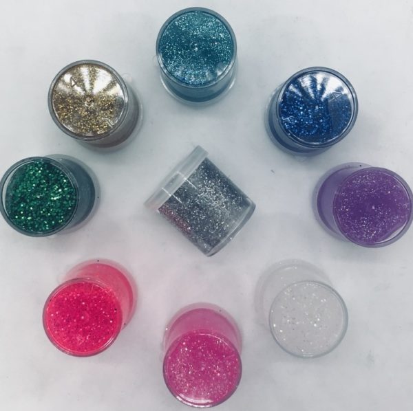 Gel glitter tubo