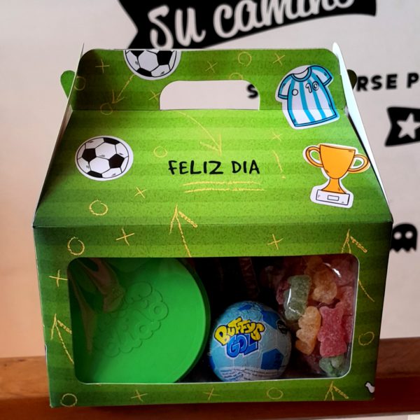 Cajitas feliz día fútbol